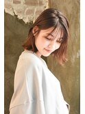 切りっぱなしシースルーボブ【20代30代40代】