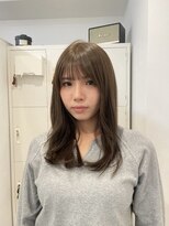 エイチ 梅田(H)&nbsp;ハーフアップシースルーマッシュハイライト40代50代姫カット