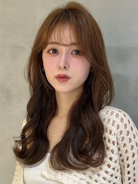 アンフィニー 仙台(ANFINI) ココアベージュ酸性ストレート仙台髪質改善縮毛矯正レイヤー