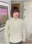 黒髪/オリーブグレー/小顔/ココアベージュ/津田沼駅