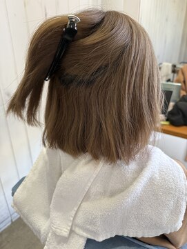 ブリーチ毛×縮毛矯正×髪質改善トリートメント