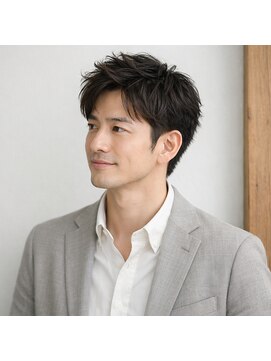 スープレックス ヘアーデザイン(SOUPREX HAIR DESIGN) 大人メンズビジネスショート 20代 30代 40代 50代 60代 メンズ