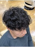 スパイラルパーマ　大人パーマ　ビジネスマンヘア
