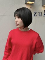 シズク(sizuk)&nbsp;ショートボブ×オリーブカラー