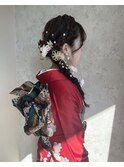 【soie/shiho】編みおろしヘアセット/成人式