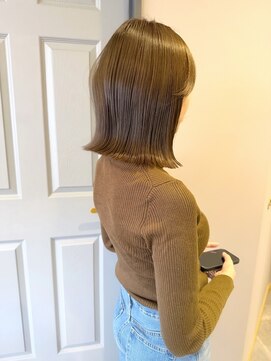 コバルト(Cobalt) オリーブベージュ/ボブ/韓国ヘア