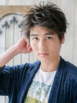 モッズヘア メン 上尾東口店(mod's hair men)&nbsp;20代30代無造作ダークアッシュ清潔感短髪メンズショートa上尾