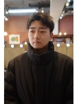 エディ(Edy)&nbsp;メンズスパイキーショートケアブリーチダブルカラーローライト