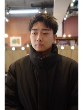 エディ(Edy) メンズスパイキーショートケアブリーチダブルカラーローライト