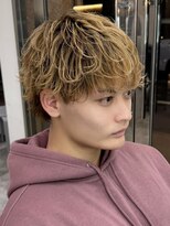 エルマーク 京都駅前(L-MARK)&nbsp;ツイストスパイラルパーマ/メンズ/眉毛/短髪/サーフカール