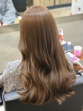 エッジ 下北沢(edge.) 初カラーにおすすめ ブリーチなしダブルカラー×ベージュ