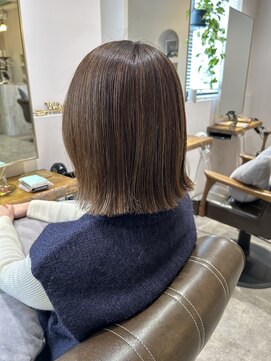 アンユヘアー 与野駅前店(unu.hair) 30代40代50代与野/イメチェン大人女性/ボブ