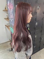 ヘアーアイストゥーレ(HAIR ICI TRE)&nbsp;ブリーチなしカラーで叶う暖色カラー透明感レイヤー夏スタイル