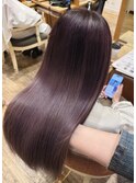 ブリーチ２回髪質トリートメント艶髪ヘア