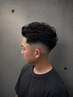 【メンズ人気◎】フェードカット+リバースパーマ［京都/河原町/］