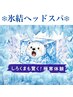 【夏限定】頭、凍らせます。冷たさ3段階！氷結ヘッドスパ ￥6,600→￥5,500