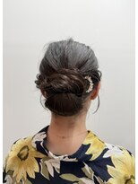 ファクト(FACT SPA) ダークパープル/ナチュラルショート/夏のヘアアレンジ/千葉駅