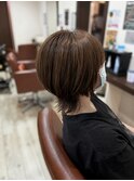 流行りのショートウルフスタイル