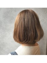 ヘアサロンエムフィス 池袋東口(HAIR SALON M Fe's)&nbsp;外ハネボブ/アッシュブラウン/ネオウルフ/デザインカラー