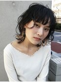 kisaiBUZZ 山本　インナーカラー×ソフトウルフ