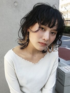 キサイ バズ(kisai BUZZ) kisaiBUZZ 山本 インナーカラー×ソフトウルフ