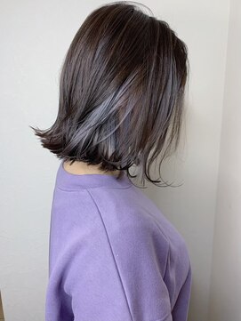 フロート 小阪店(float) グレーカラー_外ハネボブ,アッシュブラウン,ネオウルフ