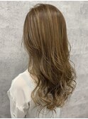 ミディアム20代30代40代イメチェンフルバング似合わせカット美髪