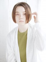 ナル 白山神社参道通り店(nalu)&nbsp;かきあげ重めボブスタイル