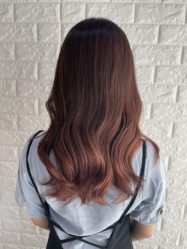 ヒップスデコ(Hip's deco) くすみピンクdeグラデーションカラー「大宮ヒップスデコ」