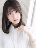 【ROMA銀座】橋本環奈さん風/暗髪/艶髪/愛されストレートミディ
