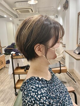 アトリエ シュシュ(atelier chou chou) 大人丸みショートイルミナカラーアルティストカラー毛髪改善