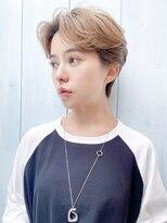 アイティーバイアルバム 松戸店(IT by ALBUM) 根元立ち上げバング_マッシュショートフェザーバング_8730