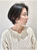 【FOLK】似合わせカットで小顔小頭に♪前下がり前髪長めショート