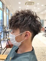 クアトログランシュ ひたちなか店(QUATRO×GranCieux)&nbsp;★ショートツイストスパイラル★【ひたちなか/メンズパーマ】