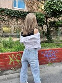 可愛い!外国人風ホワイトカラー×レイヤー_smoky white color_