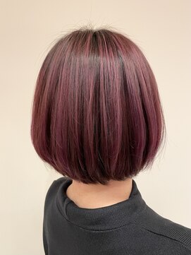 フィッティ 横須賀中央店(fiti) ハイライト×ピンクラベンダー