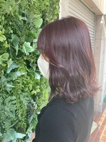 クレア 能見台(CREA)&nbsp;横浜ブリーチなしカシスピンクカラー