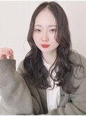 グレー×ロング