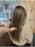 #ショコラアッシュ#ヘルシースタイル#ふんわりカール