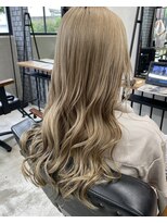 イキプラスディードットログ 大和八木駅前店(ikii+D.Log) ミルクティーベージュ/Wカラー/ブリーチオンカラー