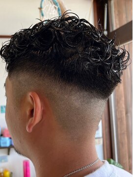 ヘアーサロン プアメリア(Puamelia) 10代20代トレンド☆ツイストパーマ×バーバースタイル×黒髪