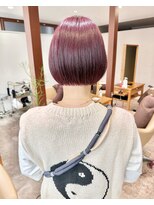 インビテーション 名古屋(invitation)&nbsp;◎ミニボブ/モーブピンク