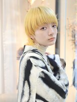 エムスラッシュ 表参道(M.SLASH)&nbsp;金髪/ハイトーンカラー/マッシュショート/ウルフ/表参道