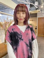 顔周りレイヤー×インナーカラー