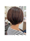グラデーションカラー/ショートボブ/ボブ/30代40代50代