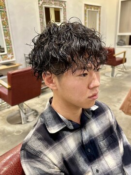 ボタンヘアー 日吉(BoTaN HAIR) ツイスパ/毛流れパーマ/韓国風マッシュパーマ/ダークアッシュ