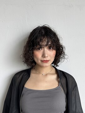 ラウブロッサム 大宮西口店(Lau Blossom) プードルパーマ+ミディアムカット
