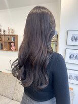 ポール(pole)&nbsp;札幌ロング　暗髪ラベンダーレイヤーカット