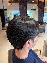 ヘアリゾート粋 ティガ 池袋店(tiga)&nbsp;ナチュラルショート/ボブ/ブラック
