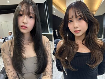 エイチ(H)の写真/フェイスラインにこだわったレイヤーカットで小顔効果◎上品な女性らしい"くびれヘア"もお任せください！